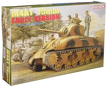 Amazon | ドラゴン 1/35 WW.II M4A1 シャーマン 75mm砲搭載 前期