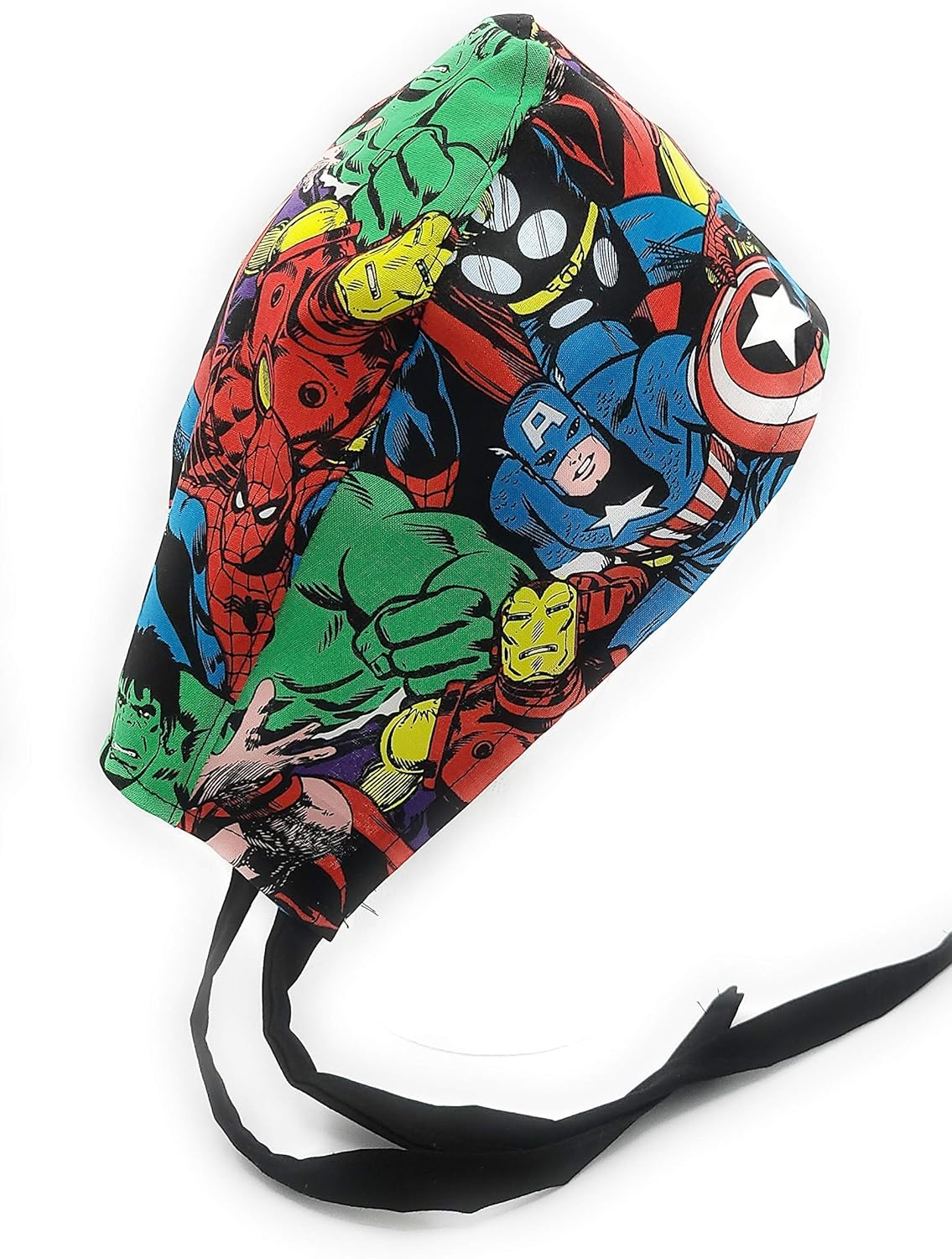 Marvel Comic Book Super Hero Surgical Scrub Cap Medical Hat Hospital Cover