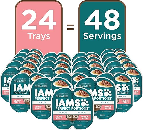 Miniatura 2 de IAMS porciones perfectas - cortes en salsas y patés, alimentos húmedos para gatos adultos sin granos (24 paquetes dobles)., Cortes en salsa