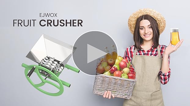 Amazon.com: EJWOX Fruit and Apple Crusher - 7L Stainless