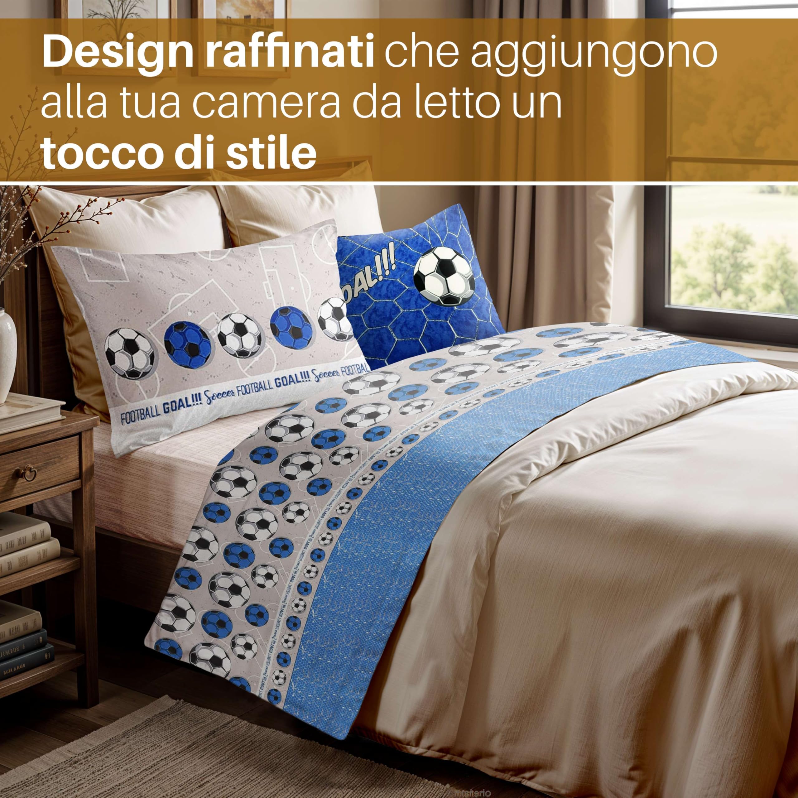 PELLECCHIA 1969| Set Lenzuola Letto Fantasia Orsetto Tartan 100% Cotone Made in Italy Lenzuolo