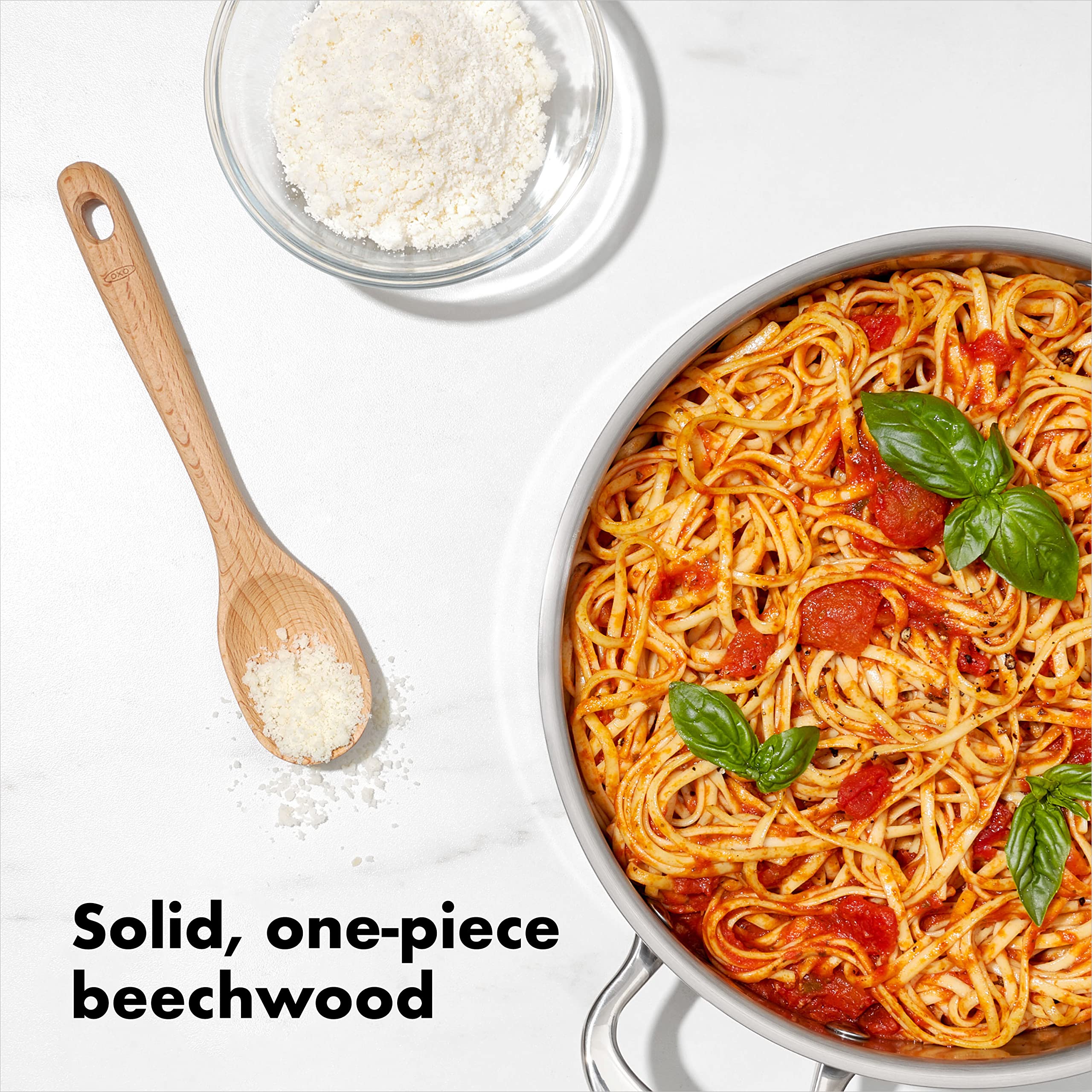 OXO Good Grips Wooden Small Spoon,Brown - Image 3