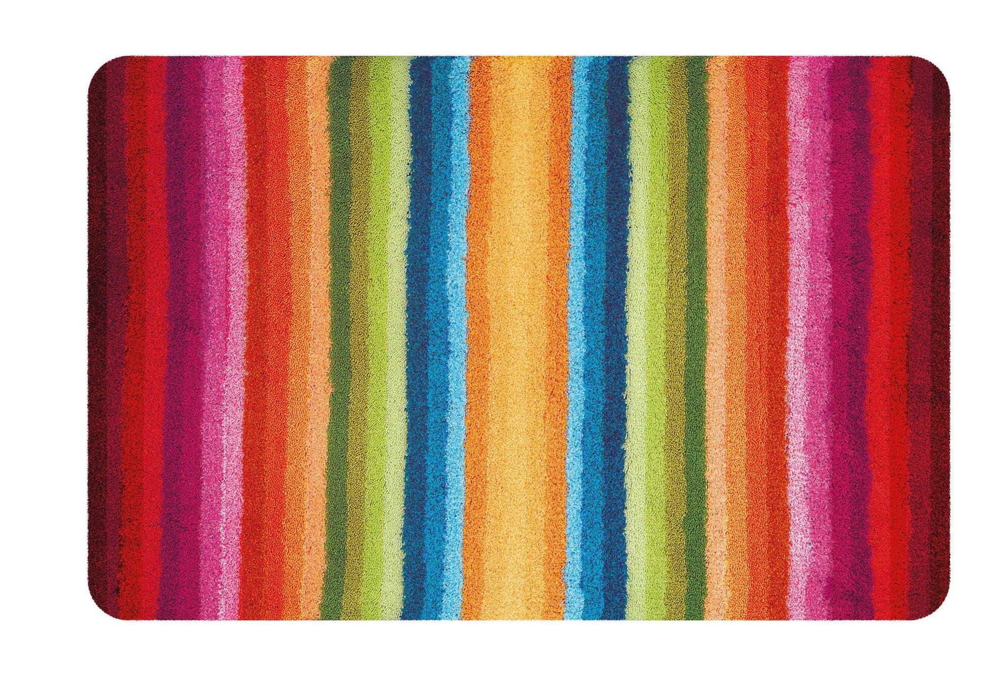 Kleine Wolke Badteppich Funky Multicolor 60 x 90 cm