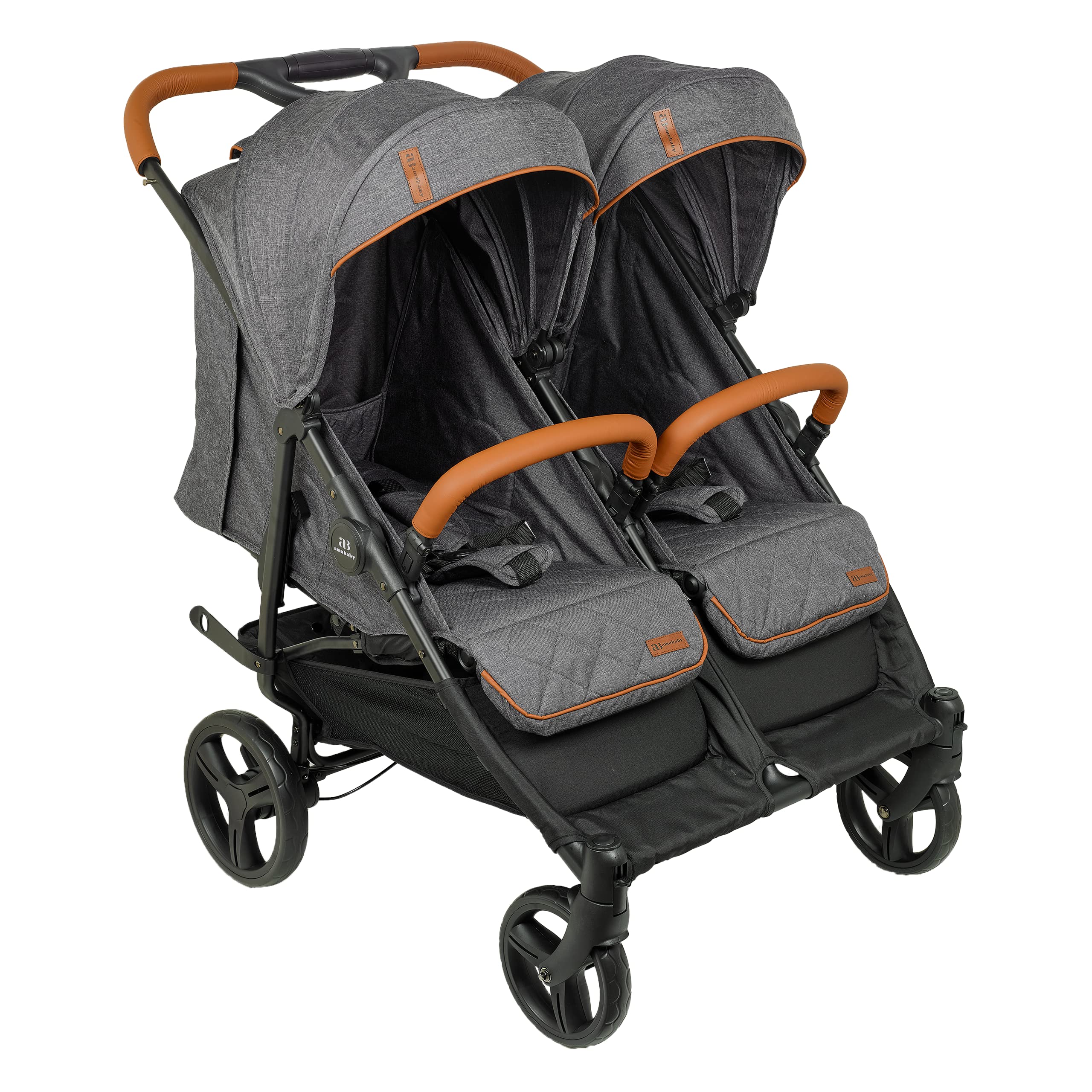 Twin Gucci Buggy Silver Cross Wave Single-To-Double Stroller ANB Baby