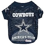 NFL Dallas Cowboys Raglan Jersey America\'s Team - Small. Cutest Football Jersey for Dogs & Cats
