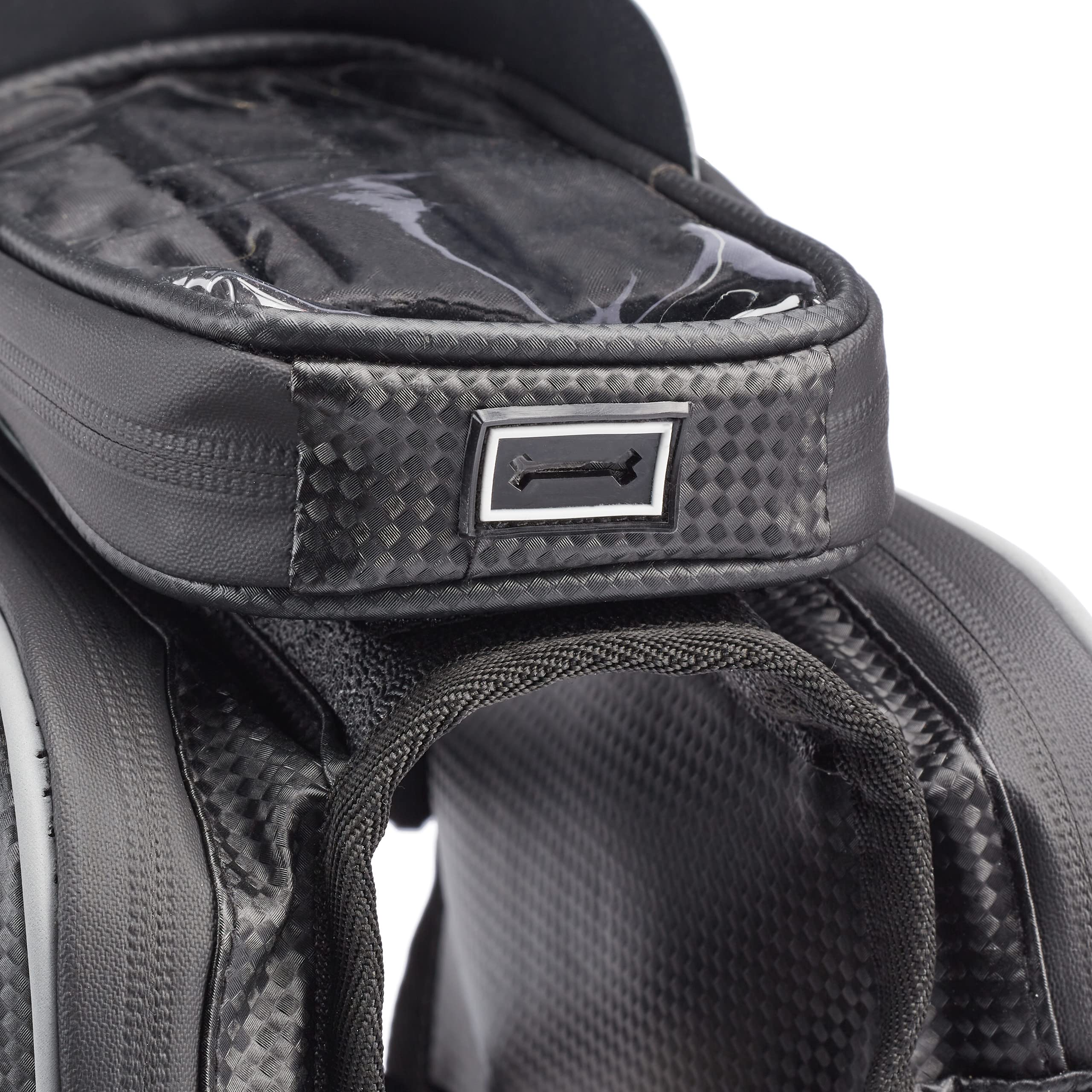 Relaxdays Sacoche pour l'avant du Cadre à vélo, étanche, Pochette et étui pour Smartphone, jusqu'à 6,7", Pratique, Noire
