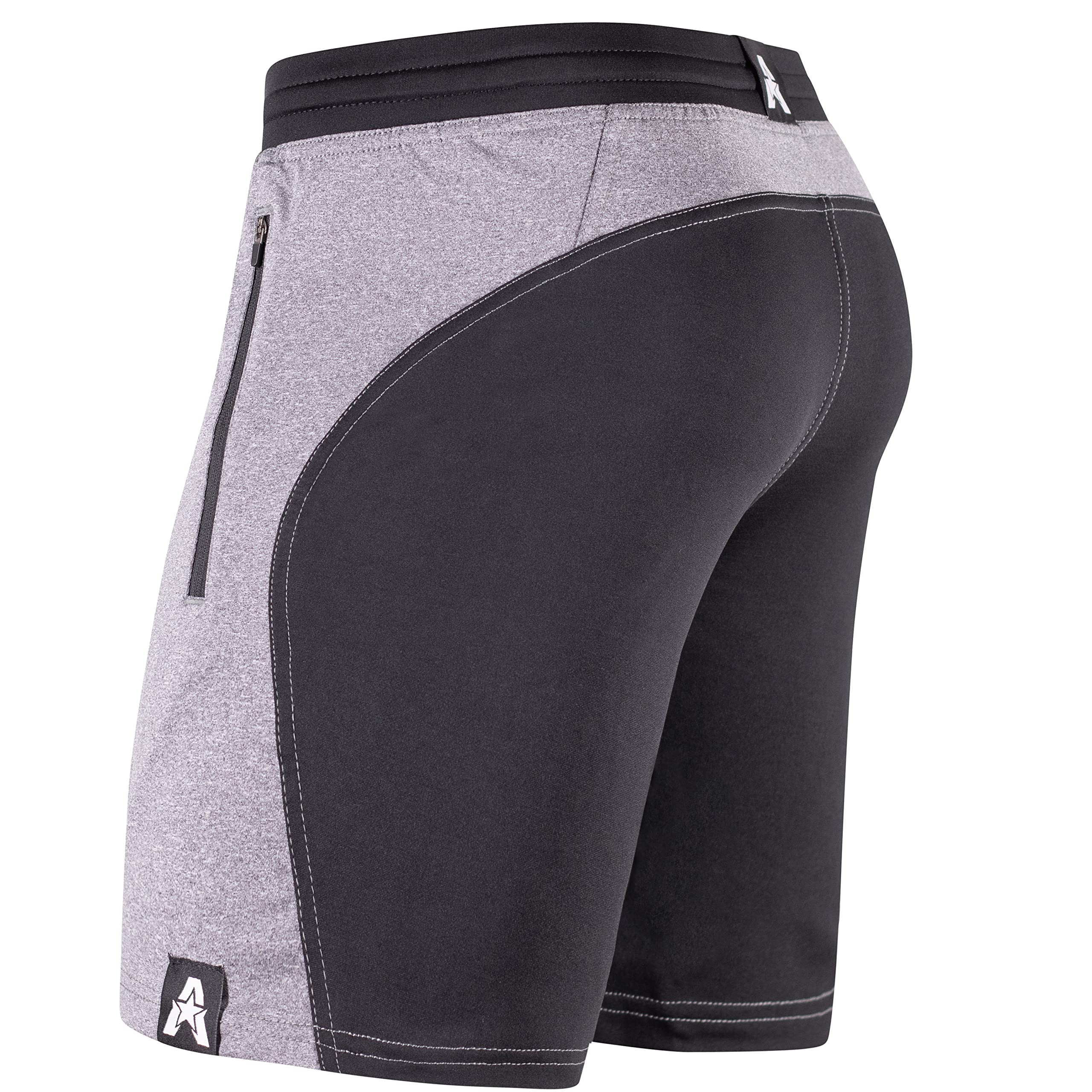 Anthem Athletics Męskie spodenki gimnastyczne Dominance 12,5 cm i 17.8 cm - kieszeń na zamek błyskawiczny krótkie spodenki do kulturystyki, podnoszenia, treningu i biegania