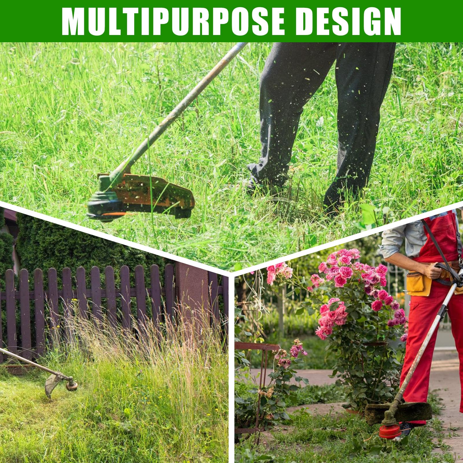 Filo per decespugliatore, 3,0 mm x 45 m, filo in acciaio per decespugliatore, filo di nylon, filo di ricambio per decespugliatore, filo universale per Weed Grass Yard Garden
