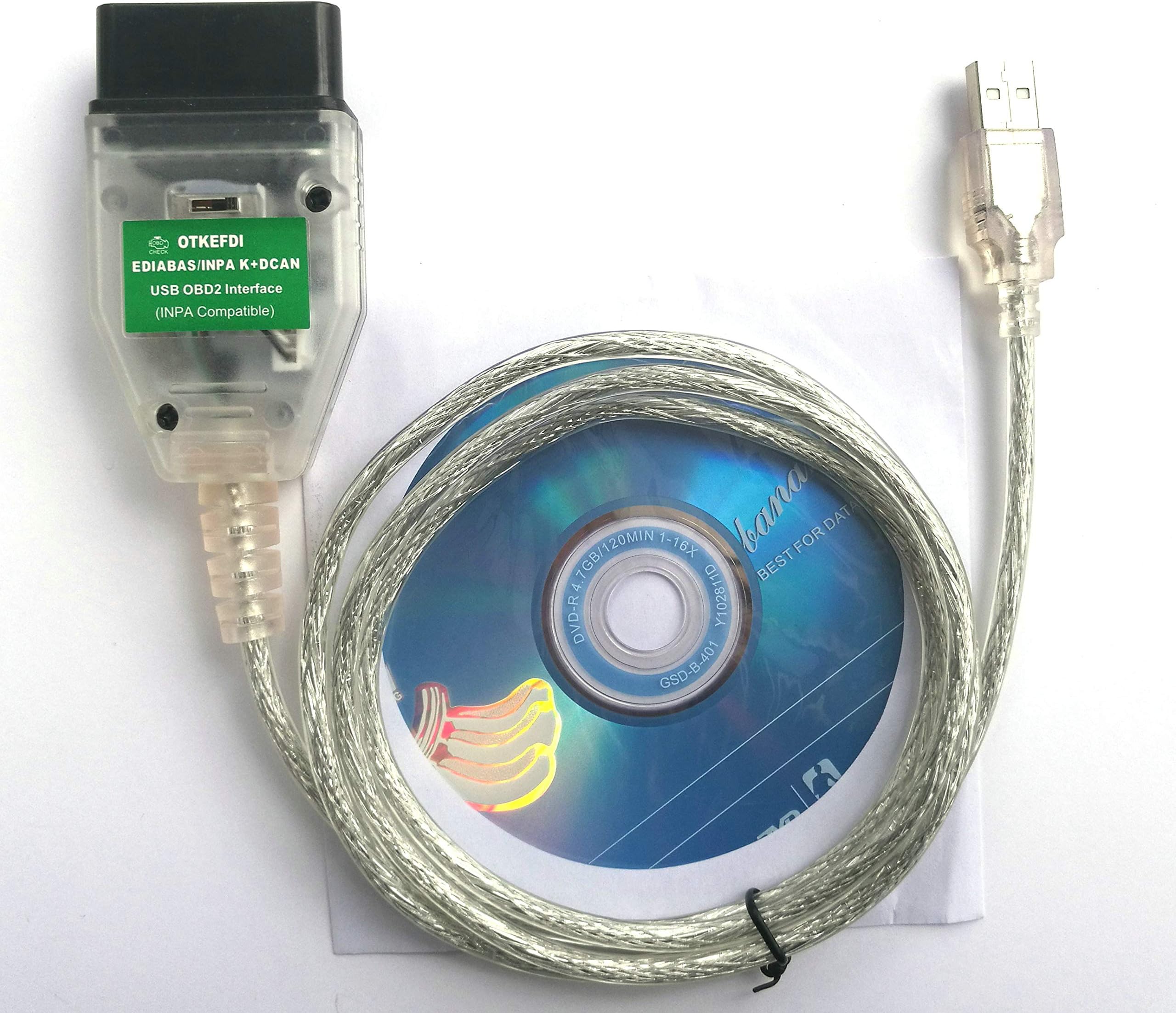 OTKEFDI K+DCAN,Ediabas OBD NCS for BM E-Series Petrol Cars