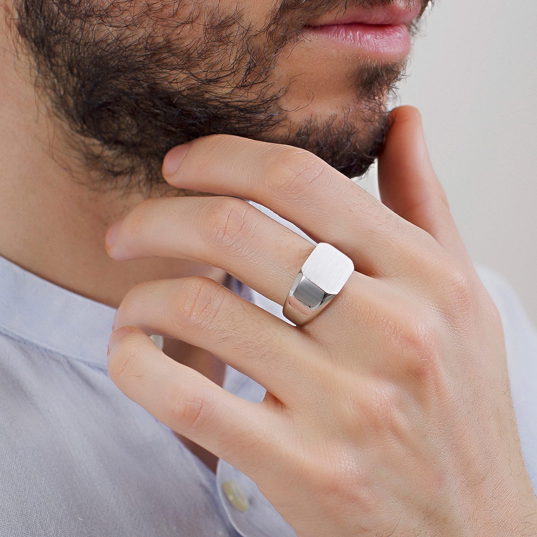 Brosway Anello Uomo in Acciaio | Collezione Ink - BIK31