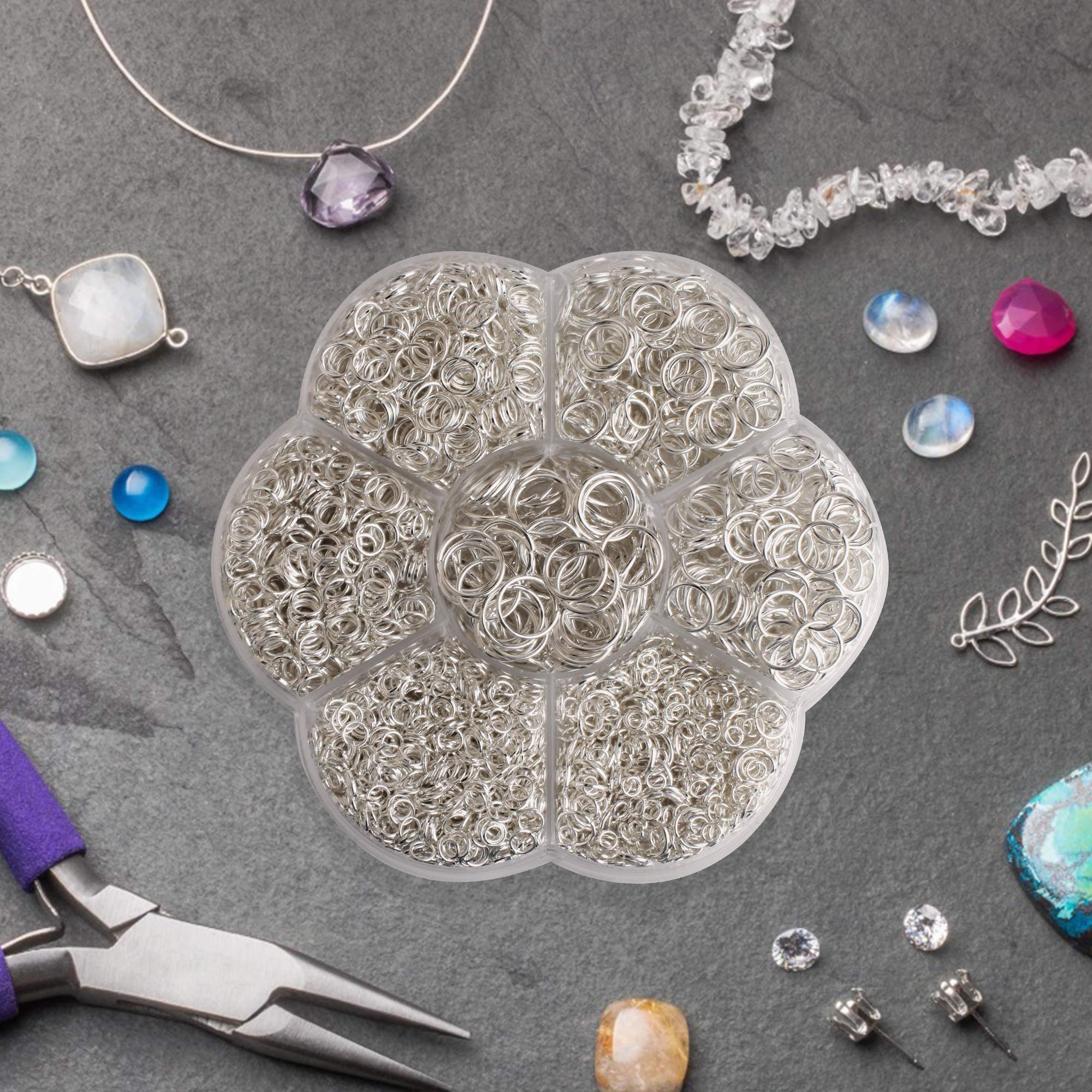 600 Offene Binderinge Aus Eisen – 4 Mm – Perfekt Für Schmuck, Armbänder, Ohrringe & DIY