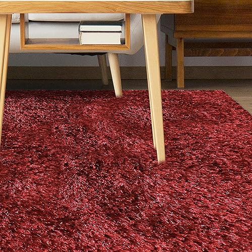 Miniatura 5 de Superior Alfombra grande para interiores, moderna, esponjosa, suave y acogedora para sala de estar, comedor, dormitorio, oficina, entrada, cocina,