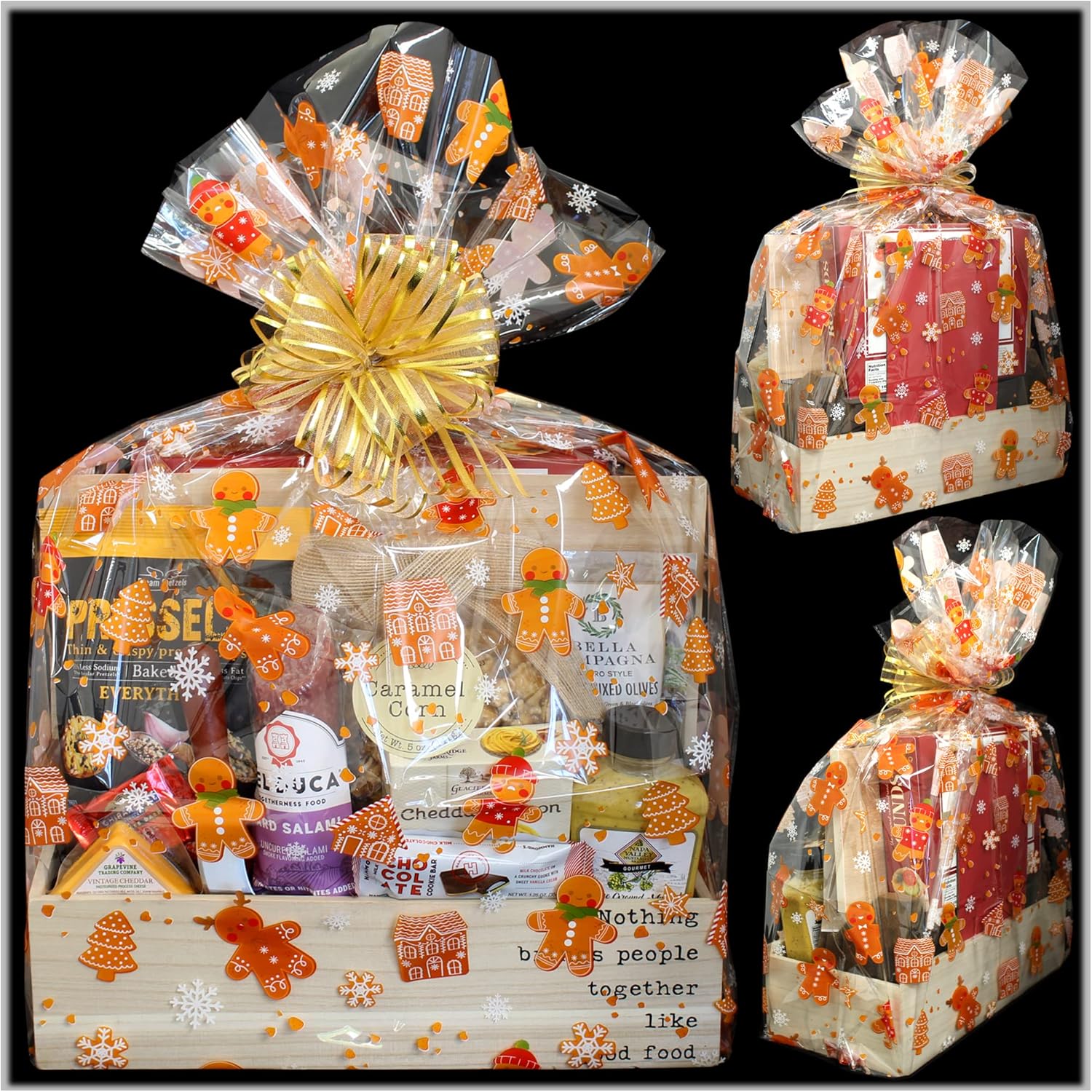 AnapoliZ X-Large 24' x 30' Crystal Clear Cellophane Bags - 10 Pcs, 2.5 Mil Thick, Perfect for Christmas Gifts & Baskets - Image 4