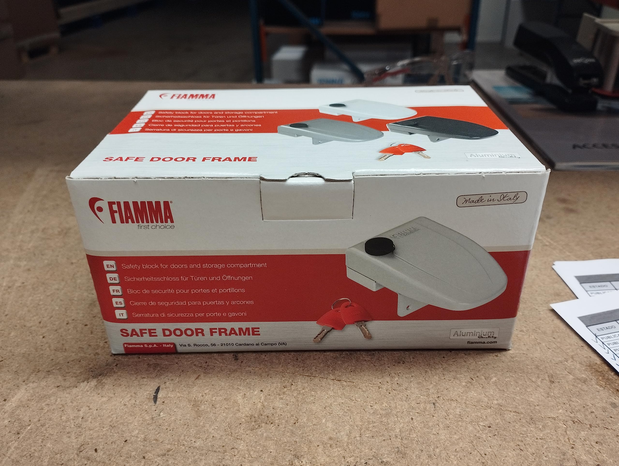 Fiamma Safe Door Frame Bloque de seguridad para caravanas