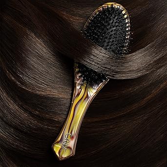 Oribe Flat Brush - Gently Detangles & Smooths Hair - Sleek, Shiny Finish