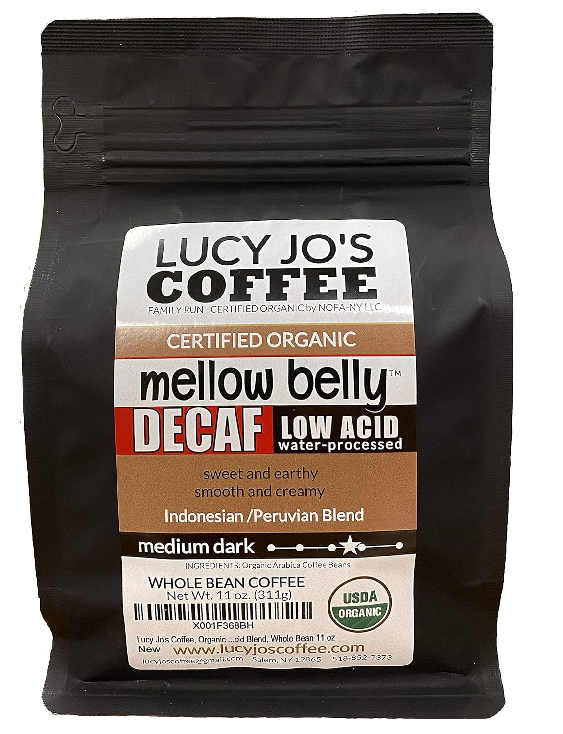 Lucy Jo's Coffee Roastery, Organic Decaf Mellow Nepal Ubuy