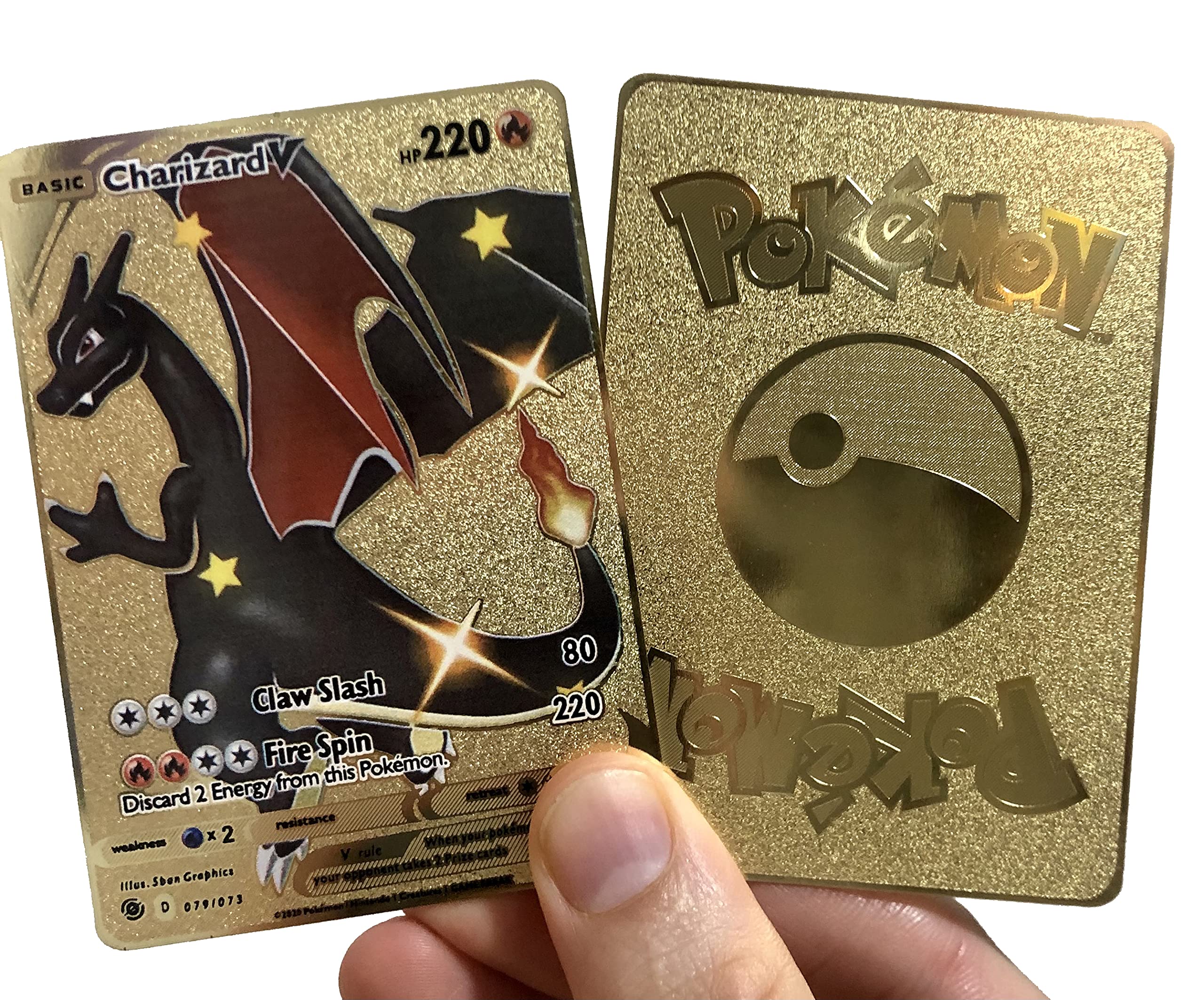 Buy Charizard V 079 073 Shiny Ultra Rare Gold Metal Pokemon Card