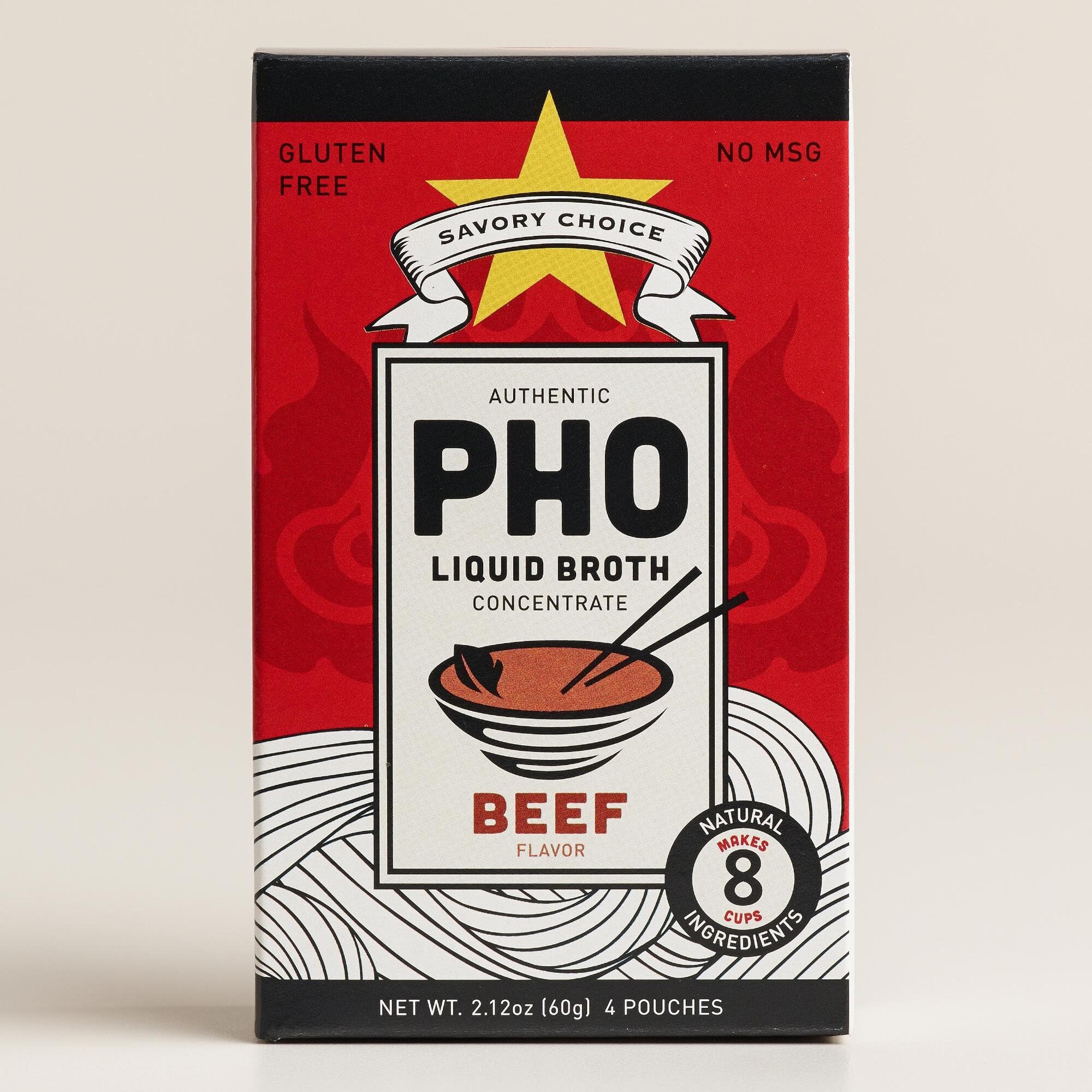 SAVORY CHOICE Pho Beef Broth Concentrate, 2.12 OZ
