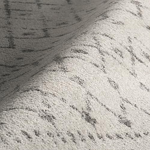 Miniatura 50 de nuLOOM 2x8 Alfombra de Área Blythe Marroquí, Negro y Blanco, Diseño Bohemio Desvanecido, Resistente a Manchas, Para Dormitorio, Comedor, Sala