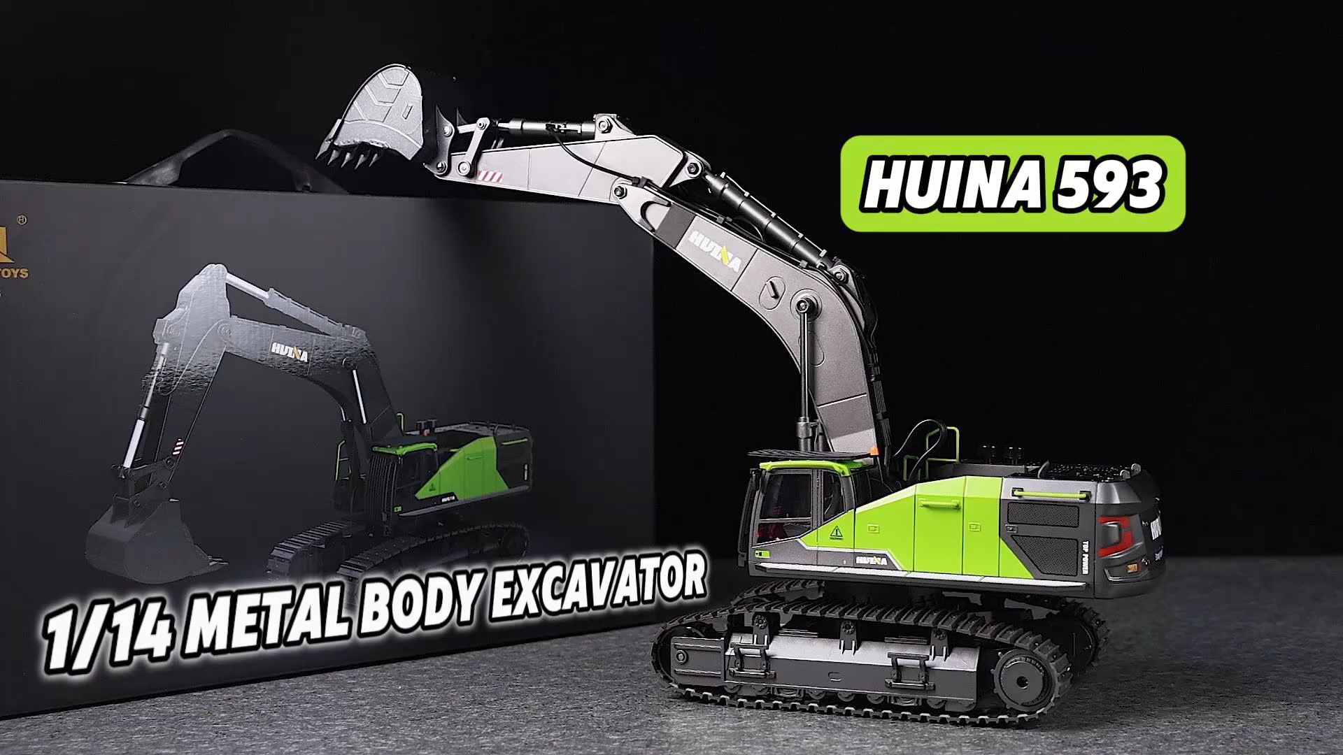 Amazon.com: TOUCAN RC HOBBY US in Stock 1/14 Rc Excavator 593