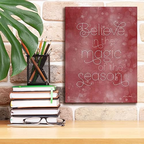 Miniatura 3 de Epic Graffiti Lienzo decorativo para pared con texto en inglés "Believe in the Magic" de Susan Ball, 12 x 16 pulgadas