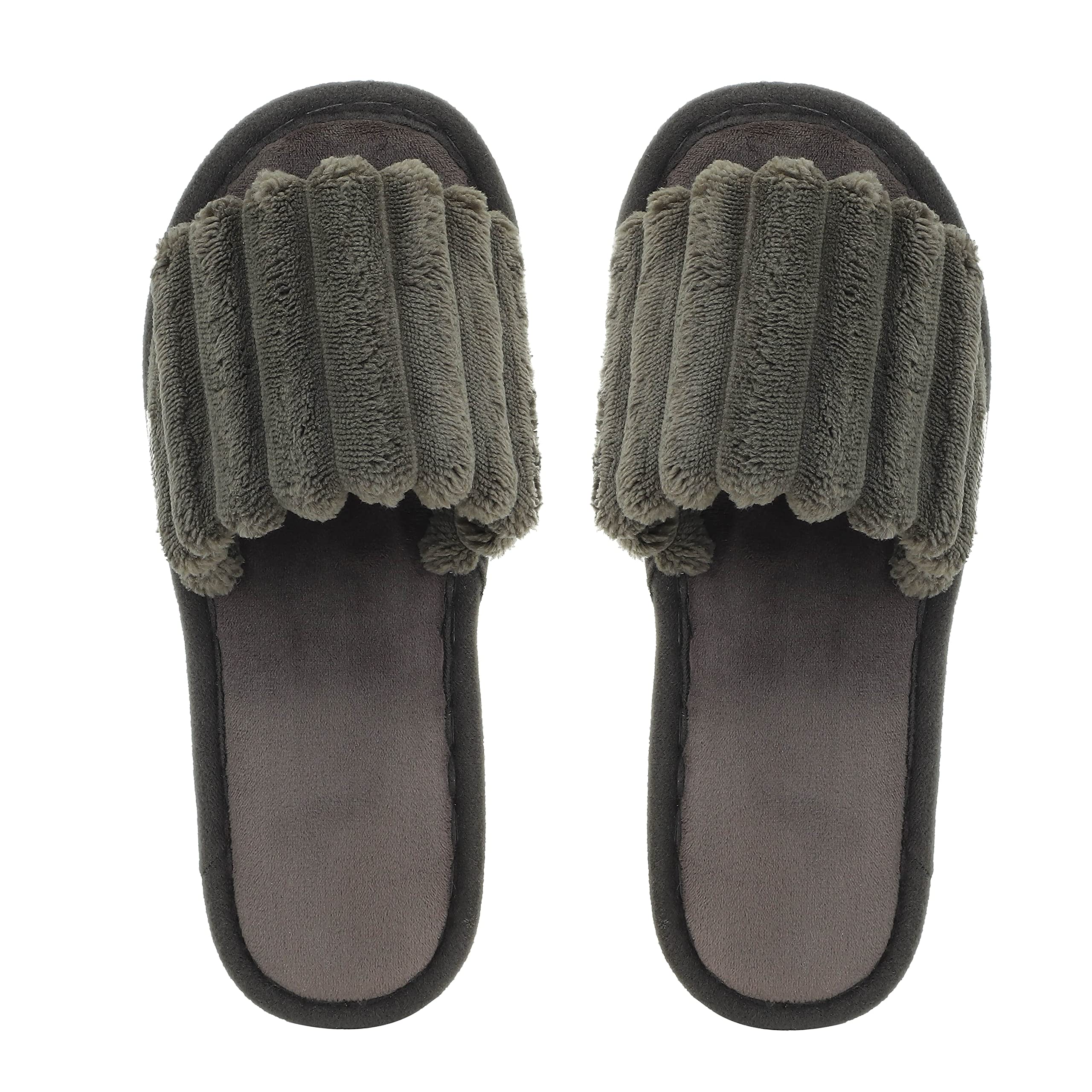 CASSIEY Fur Corfortable Indoor/Outdoor Soft Bottom Slippers |Men’s Flipflop | Open Toe Slide Slippers with fur Lining |Boy’s Slippers flip Flop- Brown (B09RWYHRLD) Amazon Price History, Amazon Price Tracker