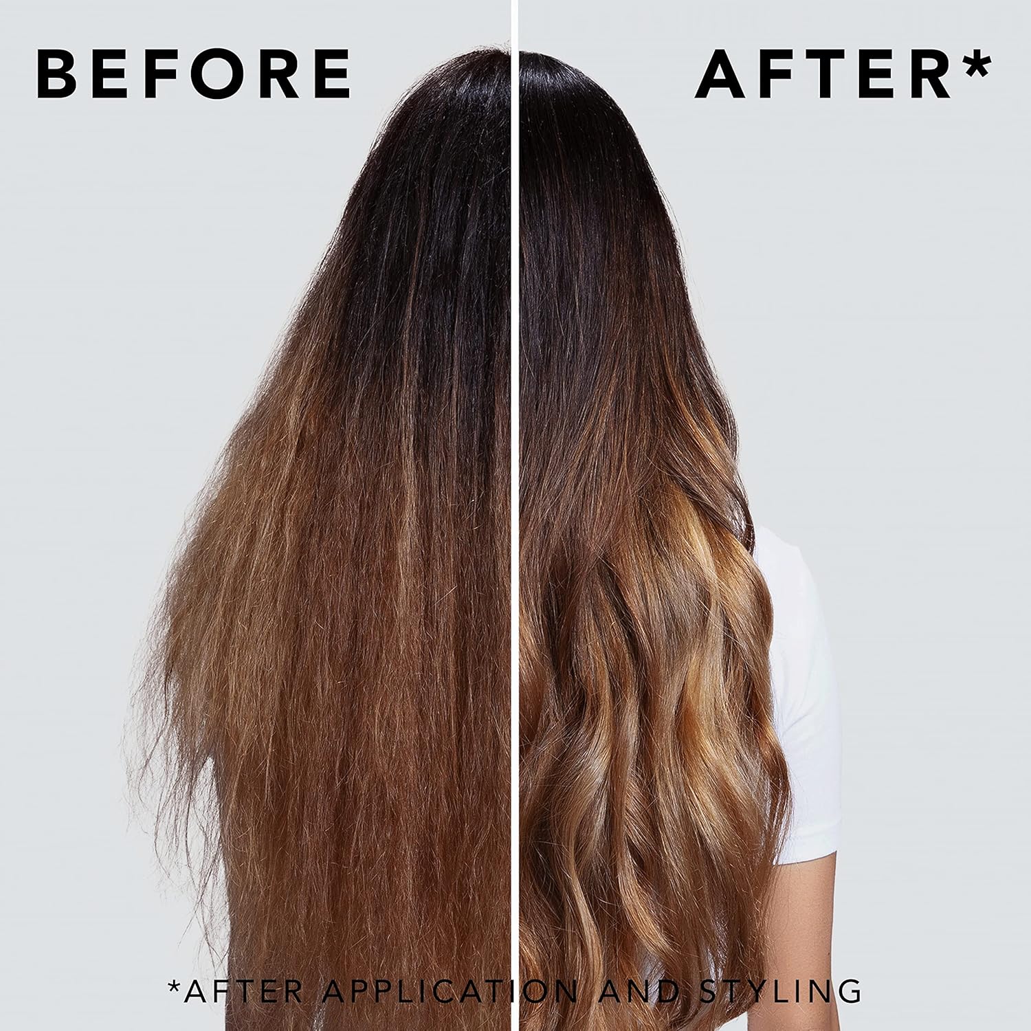 Imagem traseira do produto com fundo cinza claro.