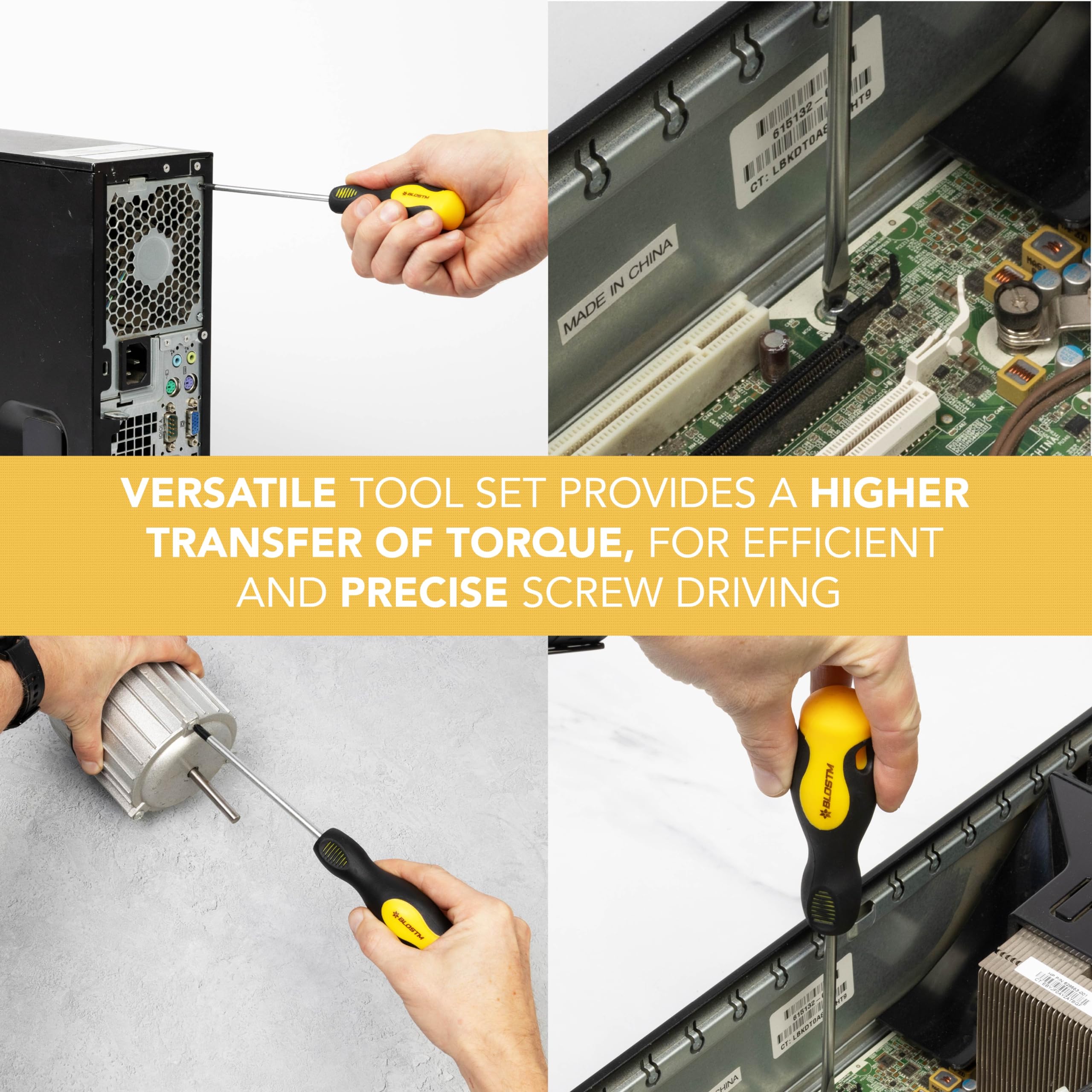 Rastrelliera Organizza Utensili Set Cacciaviti Magnetici 126 Pezzi Con Rastrelliera, Acciaio Cromo Vanadio, Metrico/Standard Cacciaviti Per Elettronica E Riparazioni - Foto 12