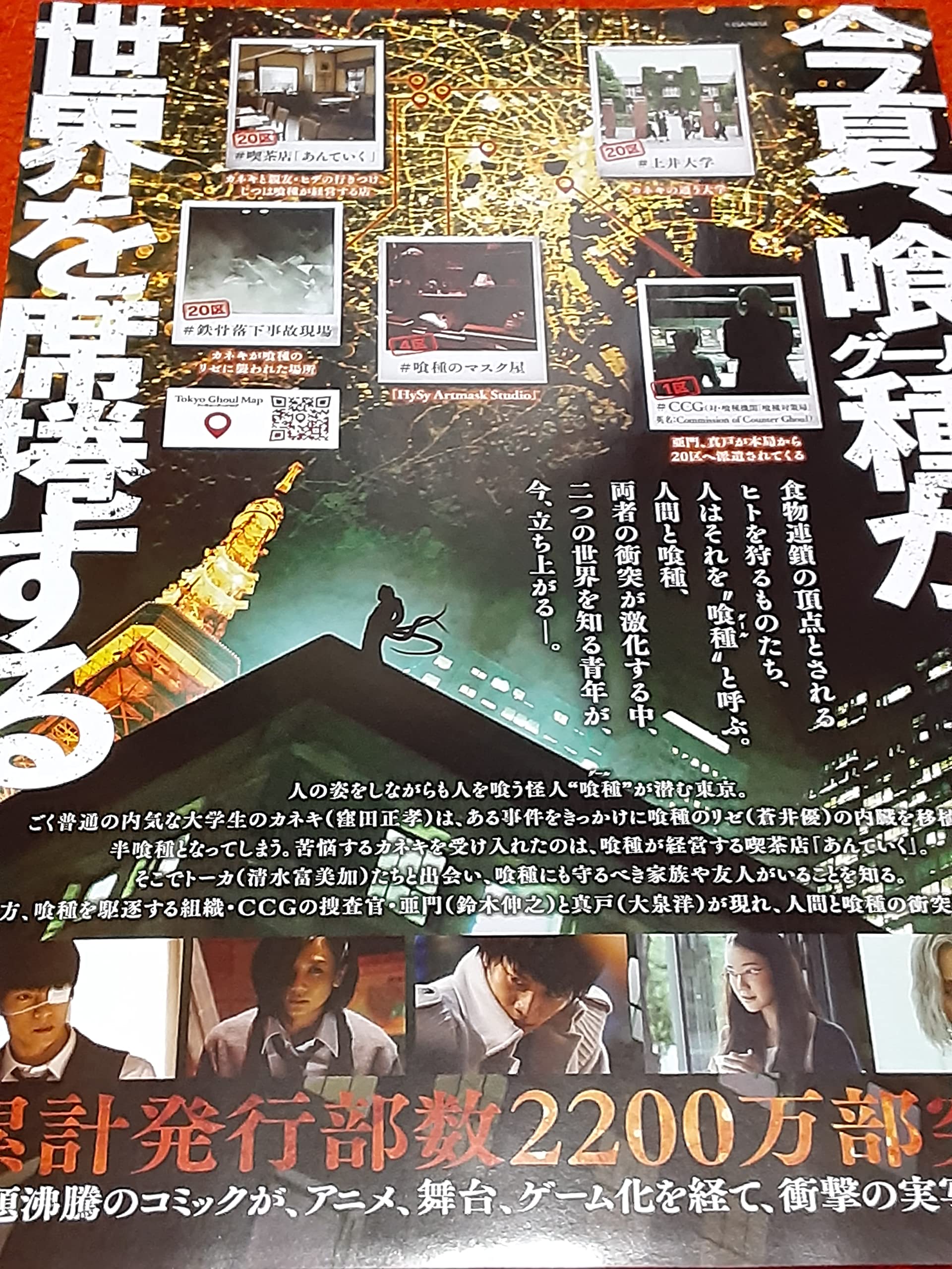 Amazon.co.jp: 映画「東京喰種 トーキョーグール」チラシ6枚セット