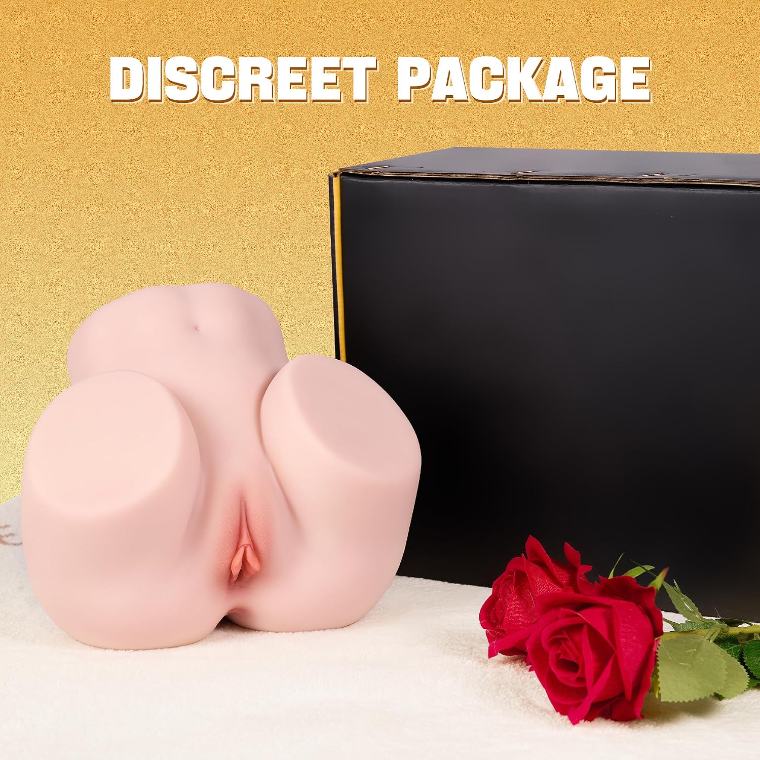 Sex Doll for Men Realistic Pocket Pussy with Soft Butt, Male Sex Toy with Tight Vagina and Anal Dual Channel, Male Masturbator for Several Sex Positions – Sex Toys for Men