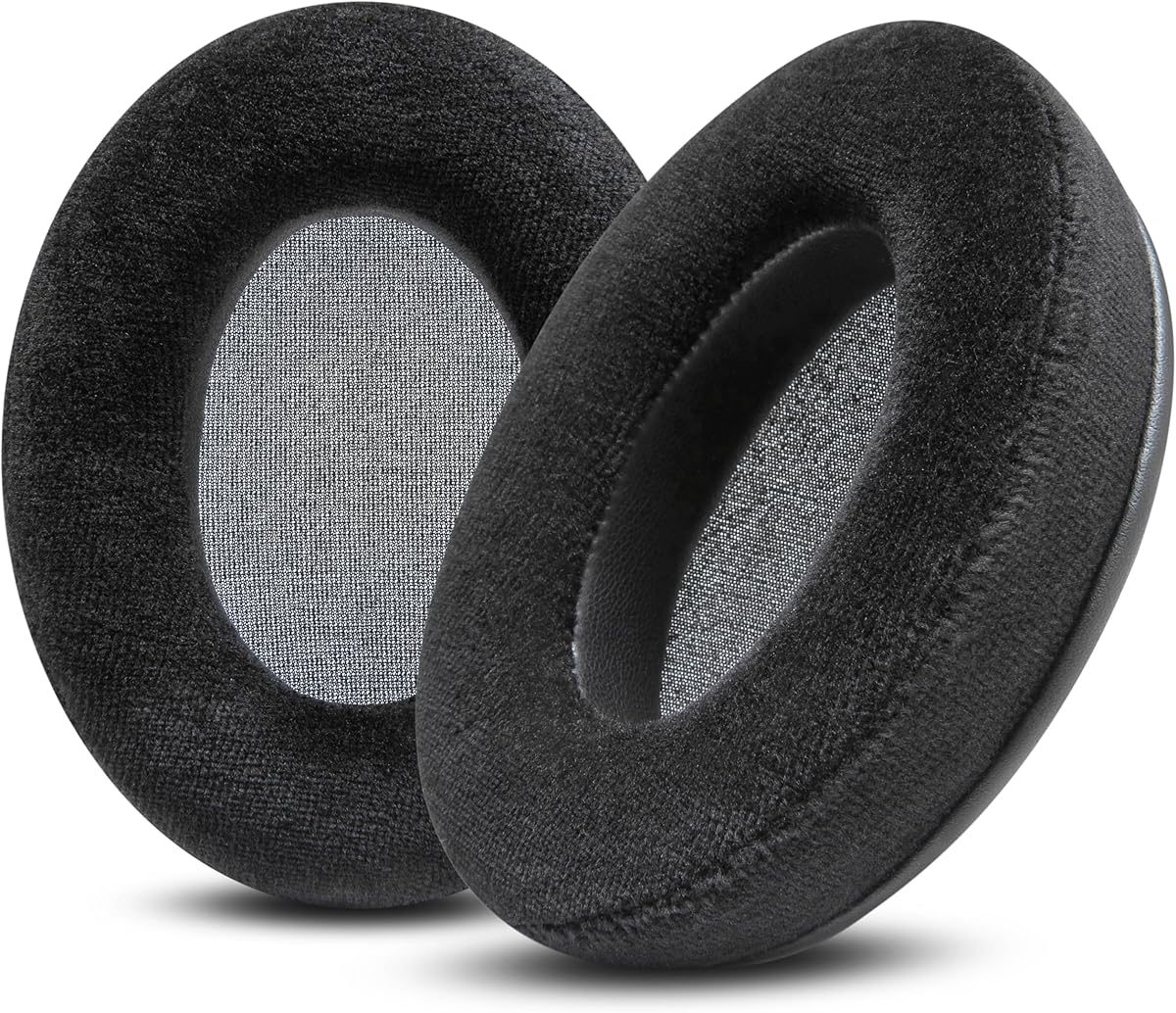 WC StealthZ Cloud - FPS Oriented Earpads for HyperX Cloud Alpha, Cloud 2, Cloud Stinger & More by GadgetryTech & Wicked Cushions | Enhanced Sound Precision & Breathable Comfort | Black