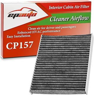 EPAuto CP157 Cabin Air Filter for Toyota Camry Corolla RAV4 Prius Highlander Lexus RX NX ES Subaru Outback Crosstrek Mazda CX-9 2016-2025