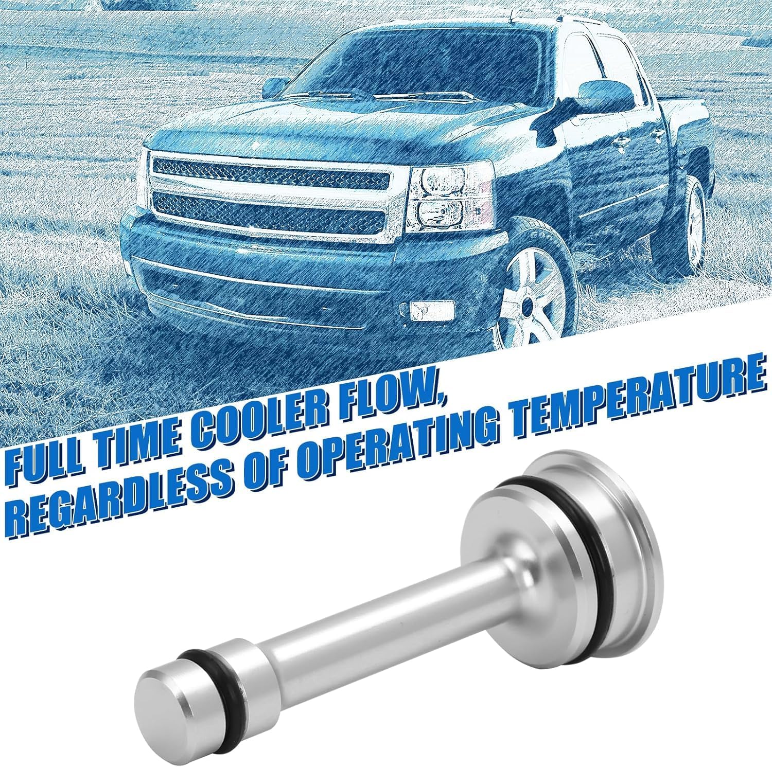 3PCS Cooler Change Hot Melt Cooler Connector for Sierra Allison Silverado 6L80 6L90 8L90 - Enhance Transmission Cooling Efficiency