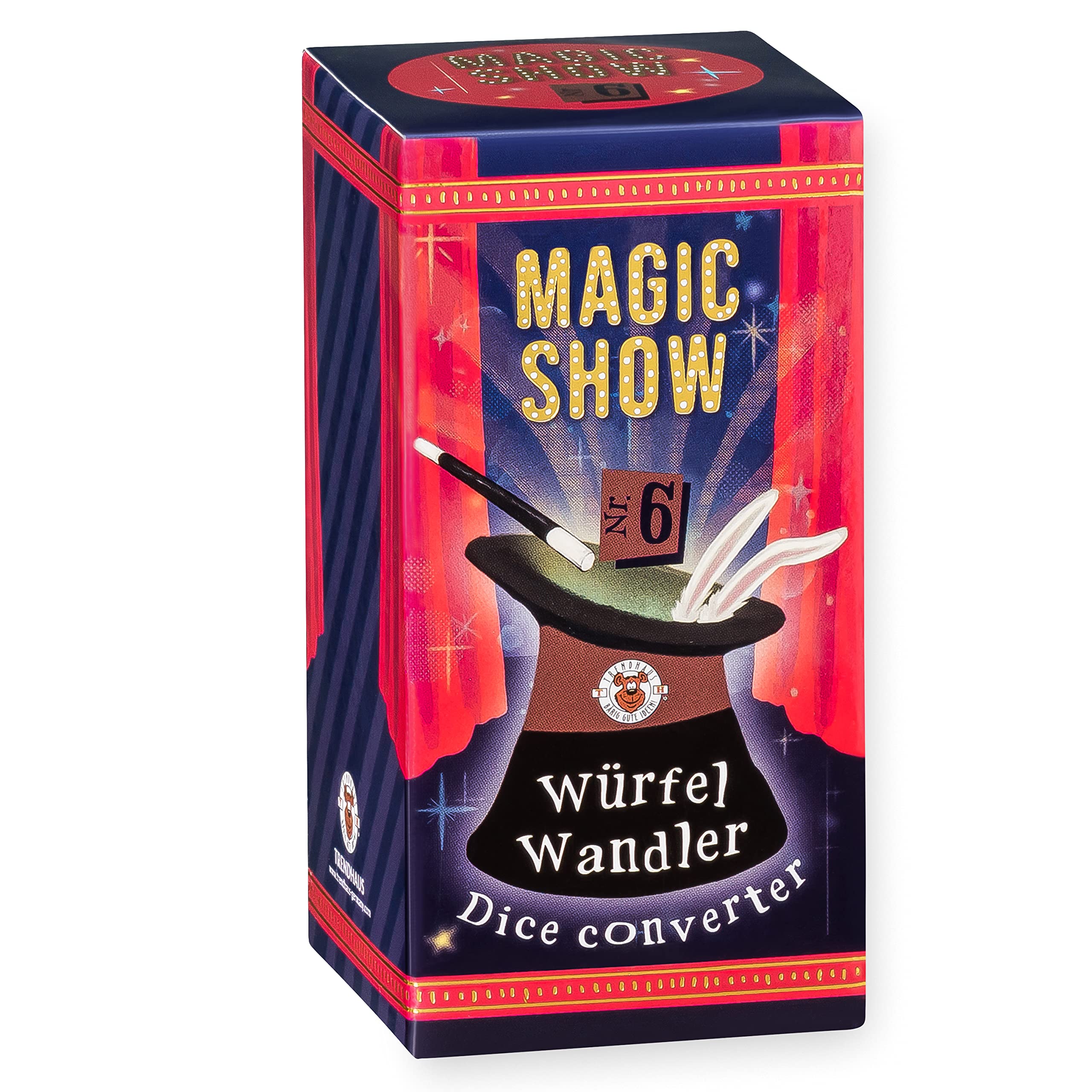 TRENDHAUS 957849 Magic Show Nr. 6 [ Würfel Wandler ], Verblüffende Zaubertricks für Kinder ab 6 Jahren, Inkl. Online-Videos
