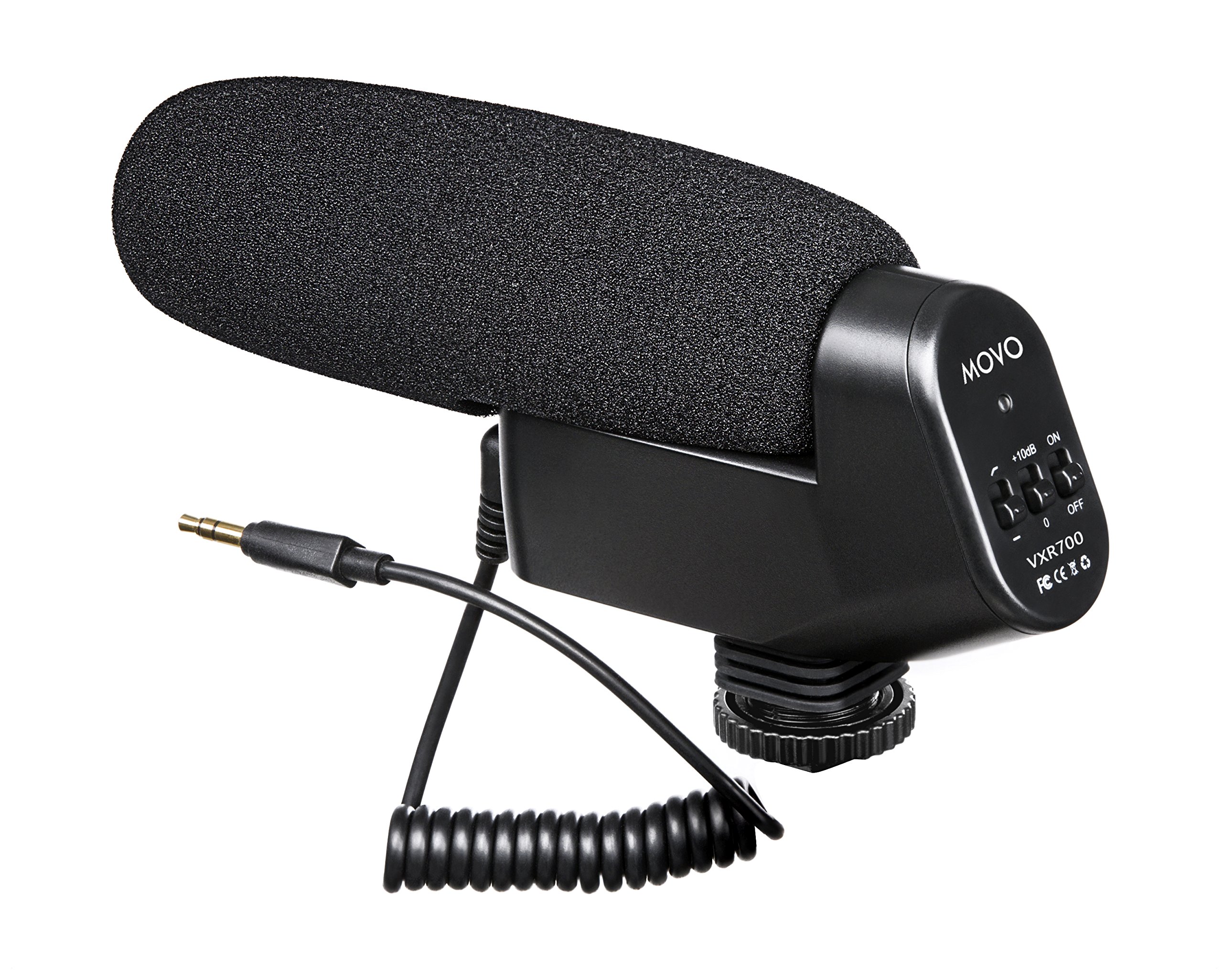 Amazon.com: Movo VXR700 Shotgun Condenser Video Microphone with