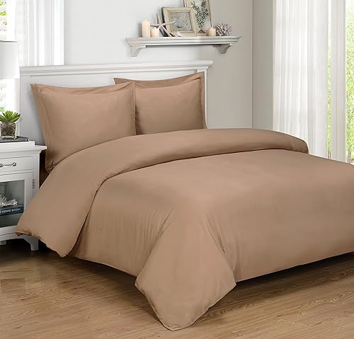 Miniatura 2 de Royal Hotel Bedding Juego de fundas de edredón 100% frescas, viscosa hecha de bambú, juego de funda de edredón con lazos en las esquinas y cierre de