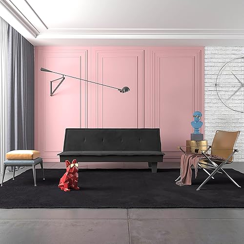 QJing Sofá cama de 65 pulgadas convertible fácil montaje para sala de estar habitación de invitados oficina y apartamento pequeño 65 pulgadas de