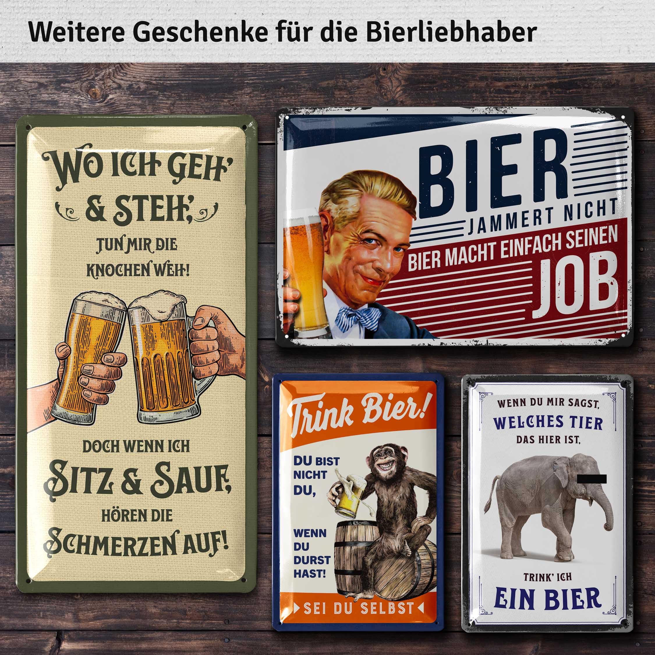 Cumnvulnt Totenkopf Wanddeko - Lustiges Skelett Metallschild 30x20cm - Retro Blechschild Für Bar & Wohnzimmer