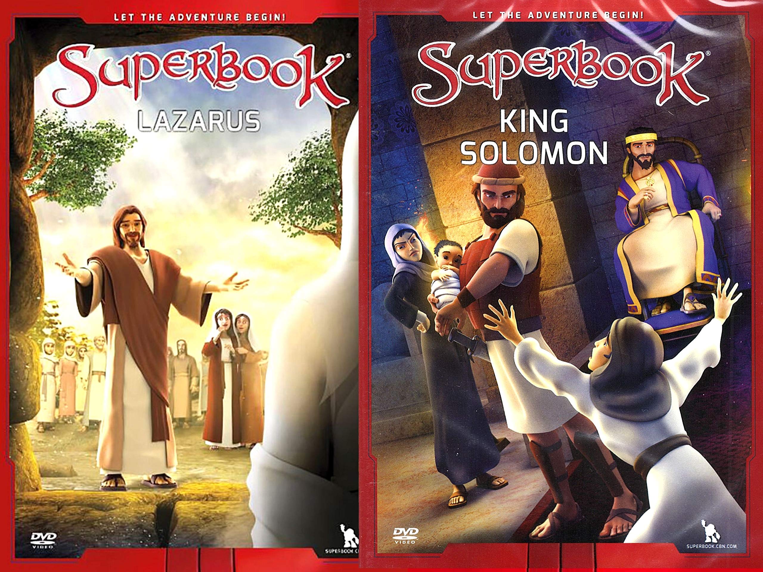 Superbook Season 3 DVD Full Set (13 Episodes) + DVD Holder + Ruth