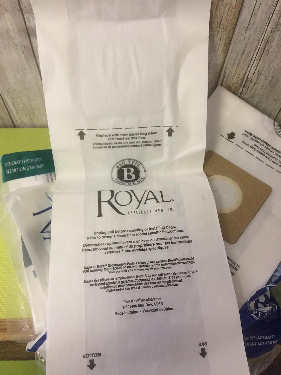 Royal Type B Vacuum Bags - 10 per Pack