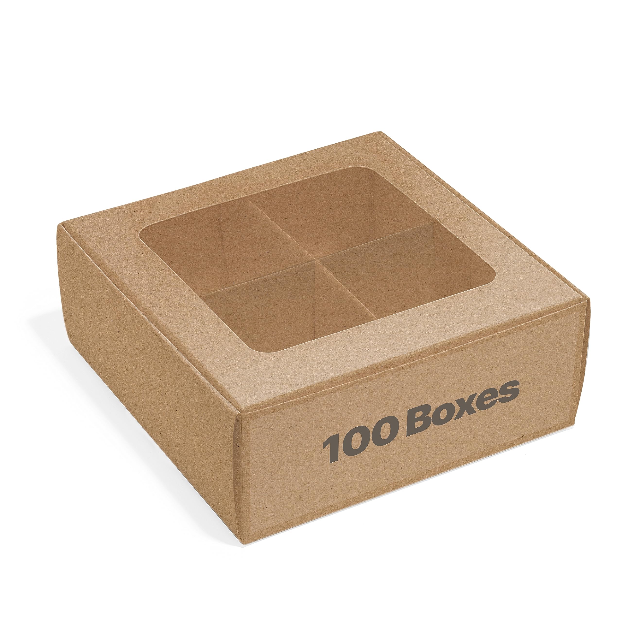 QTLCOHD Confezione da 100 scatole per biscotti da 15,2 x