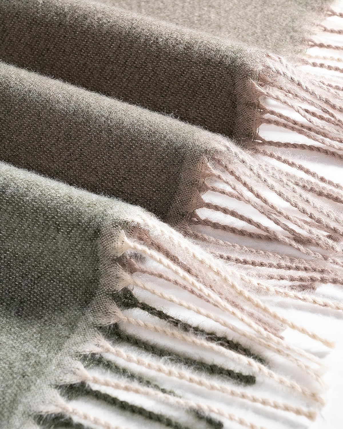 Women's Winter Shawl Wrap for Women–Warm Ponchos with Tassels,Christmas Gift for Mom & Older Women - Image 5