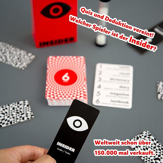 Foto 4 de 7 de Oink Games Insider Juego de adivinanzas para Familia y Amigos • El cuestionario manipulado • Juego de Mesa…