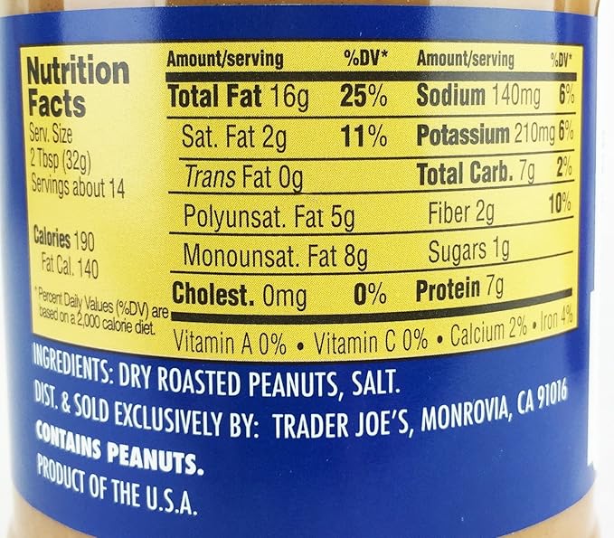Mantequilla de Maní Crujiente y Salada Trader Joe's miniatura 2