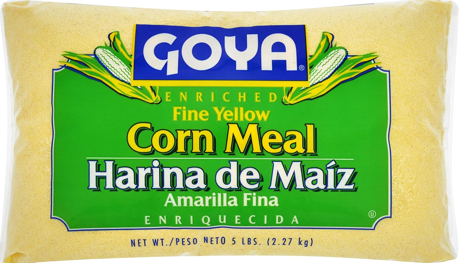 Goya Foods Fine Yellow Corn Meal, 80 Ounce (Pack of 4)
