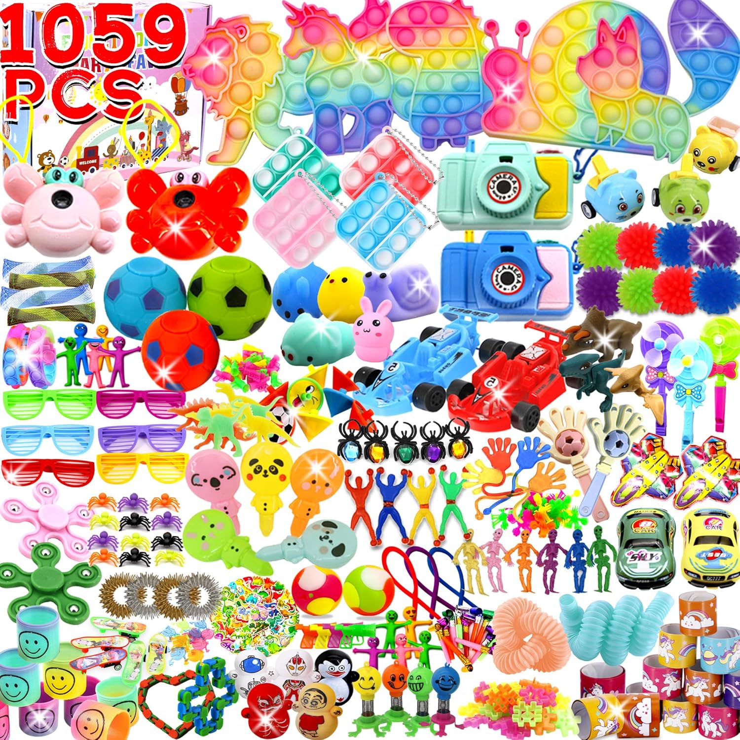 Bulk 1000+ Piece Kid’s Party Favor and Fidget Toy Bundle