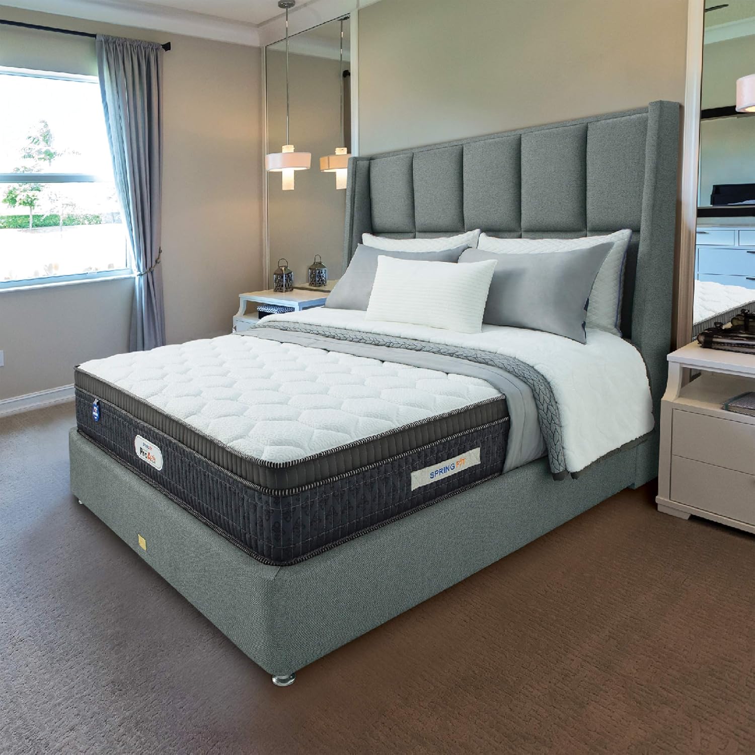 Springfit Pro Activ Plus Orthopedic Memory Foam Back Support Medium Soft Luxury Bed Mattresses 5