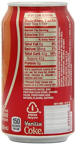 Miniatura 2 de Vanilla Coca Cola -12 latas