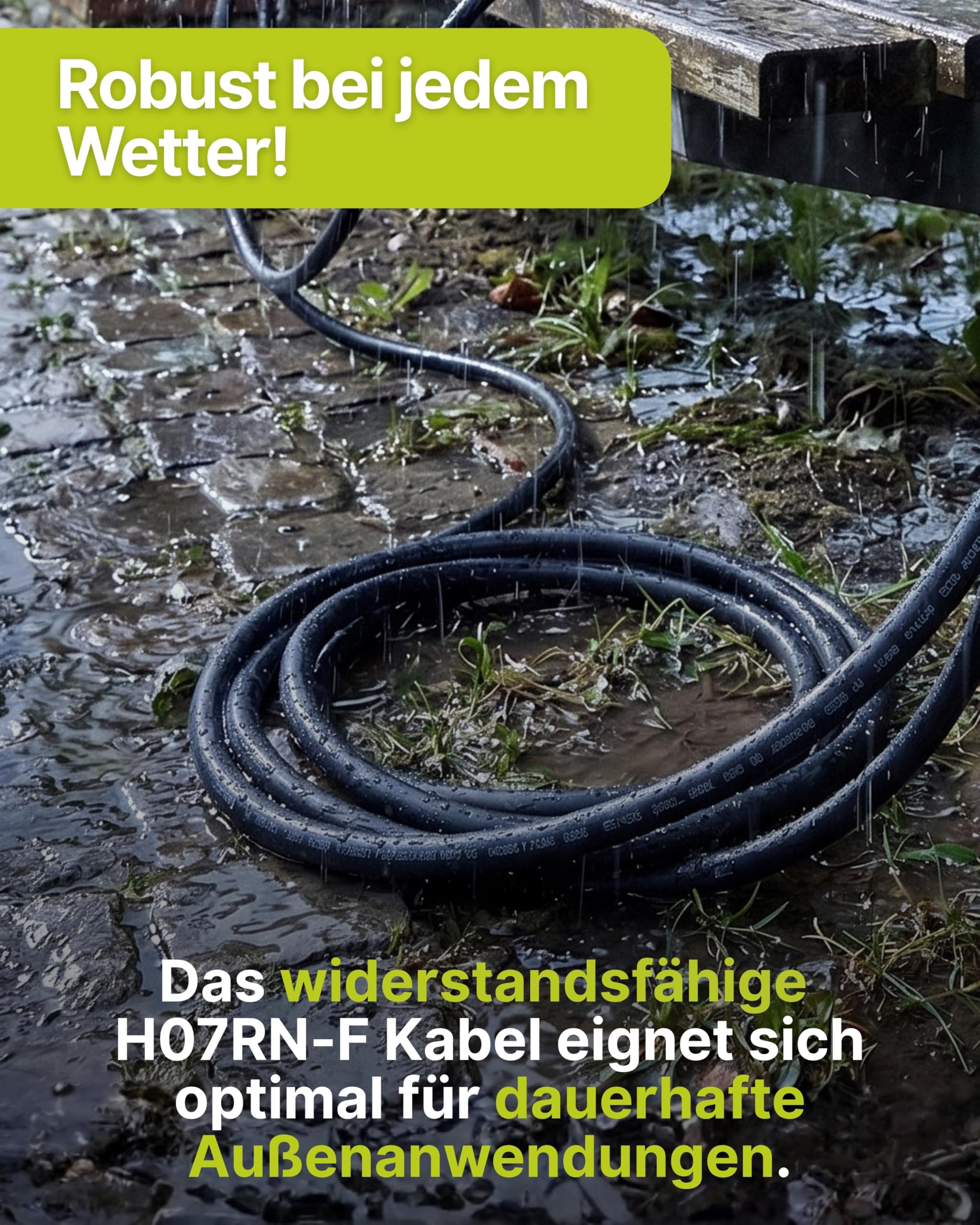 SCHWAIGER Wechselrichter-Anschlusskabel 20m I Solarkabel mit Betteri BC05 Kupplung I Robustes H07RN-F Balkonkraftwerk Anschlusskabel bis 3500 W I Wetterfester Schutzkontaktstecker Typ F I Schwarz