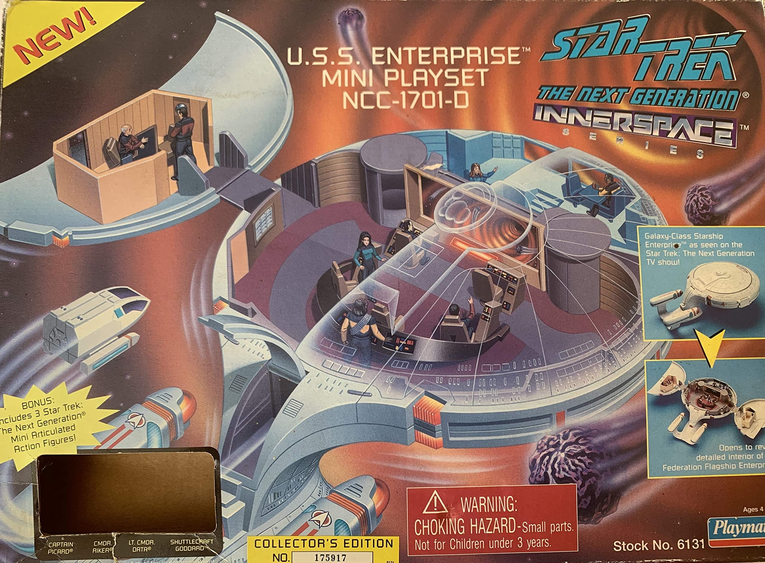PlayMates Star Trek the Next Generation Innerspace Playset - U.S.S. En